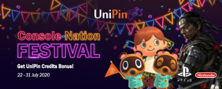 Console-nation Festival, Dapet Bonus Cashback UniPin Credits Hingga 70%!